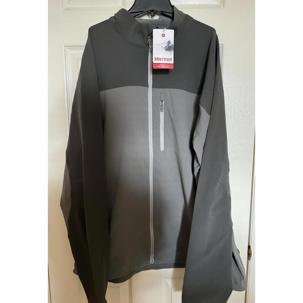 Marmot Men's Size 3XL Tempo Full-Zip Jacket Cinder/Dark Granite 98260X-1417 New